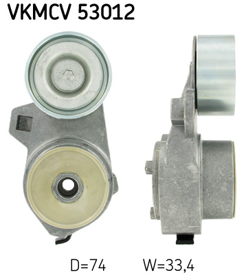 Rola intinzator,curea transmisie VKMCV 53012 SKF